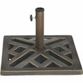 Worldwide Sourcing 17 in. Brnz Umbrella Base 5138C